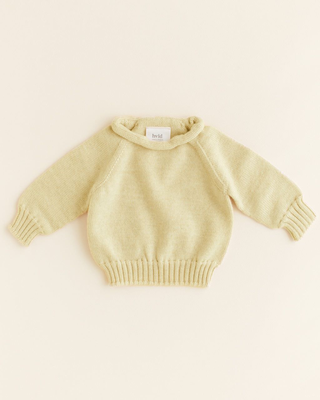 Hvid Sweater Georgette Light Yellow - La Gentile Store