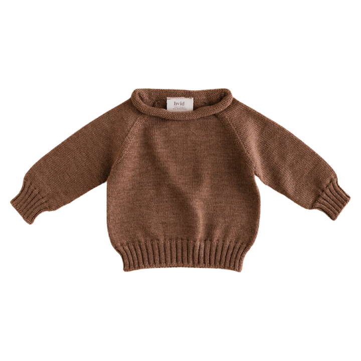 Hvid Sweater Georgette Mocha - La Gentile Store