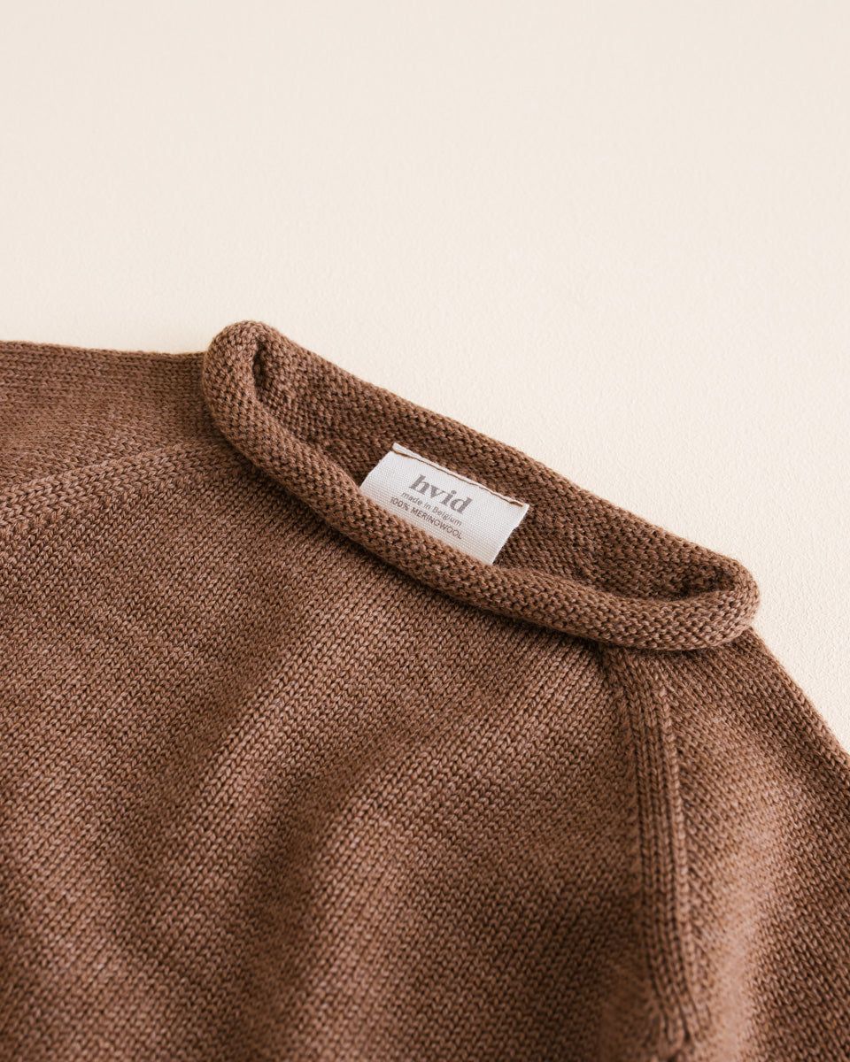 Hvid Sweater Georgette Mocha - La Gentile Store