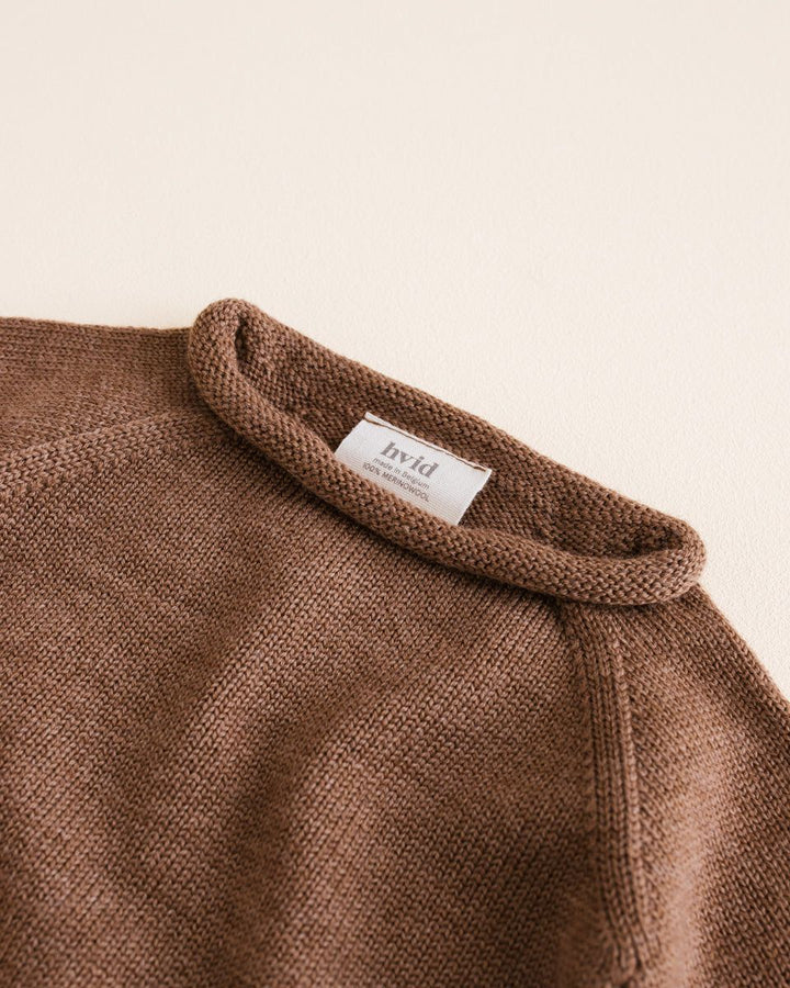 Hvid Sweater Georgette Mocha - La Gentile Store