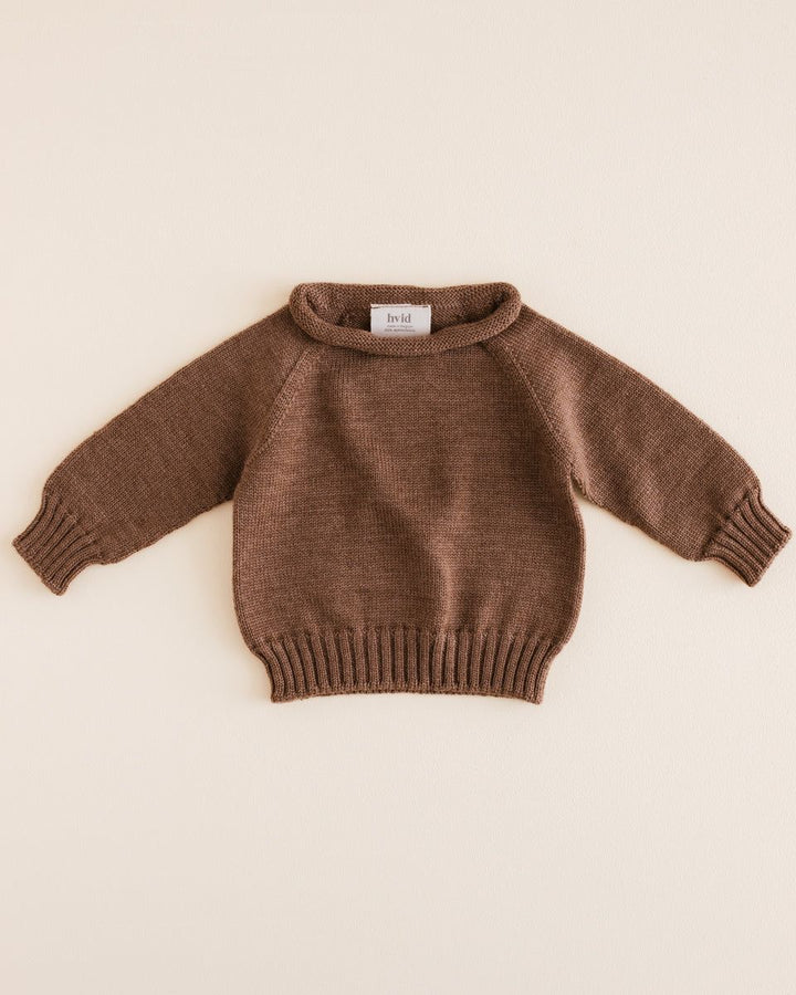 Hvid Sweater Georgette Mocha - La Gentile Store