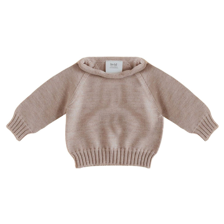 Hvid Sweater Georgette Sand - La Gentile Store