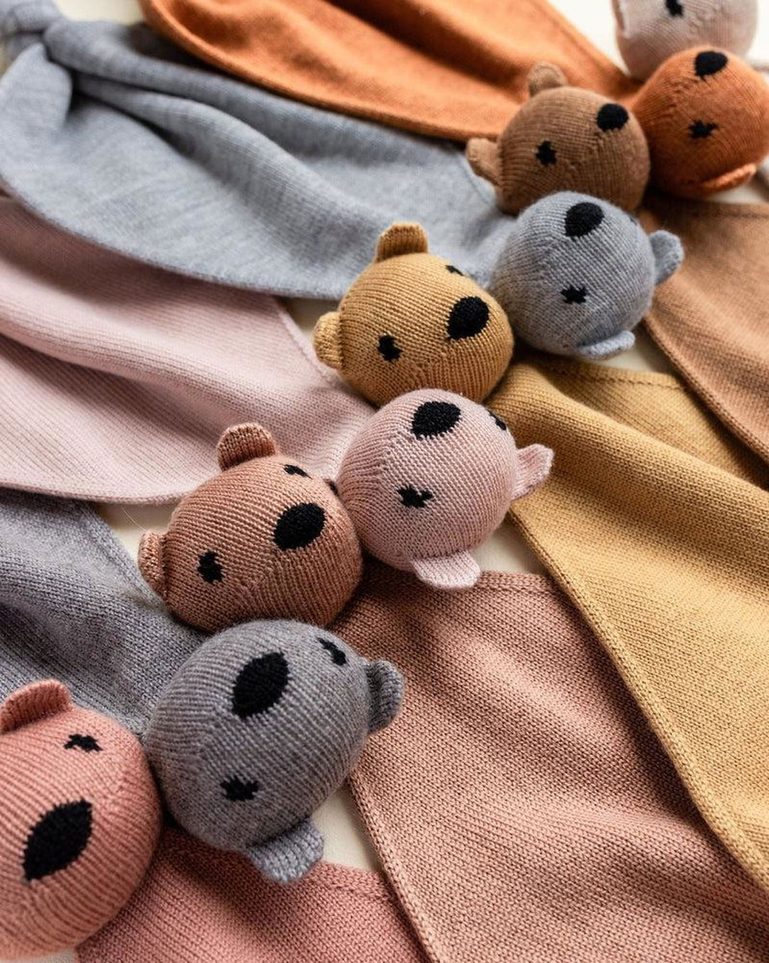 Hvid Teddy Tokki Grey Melange - La Gentile Store