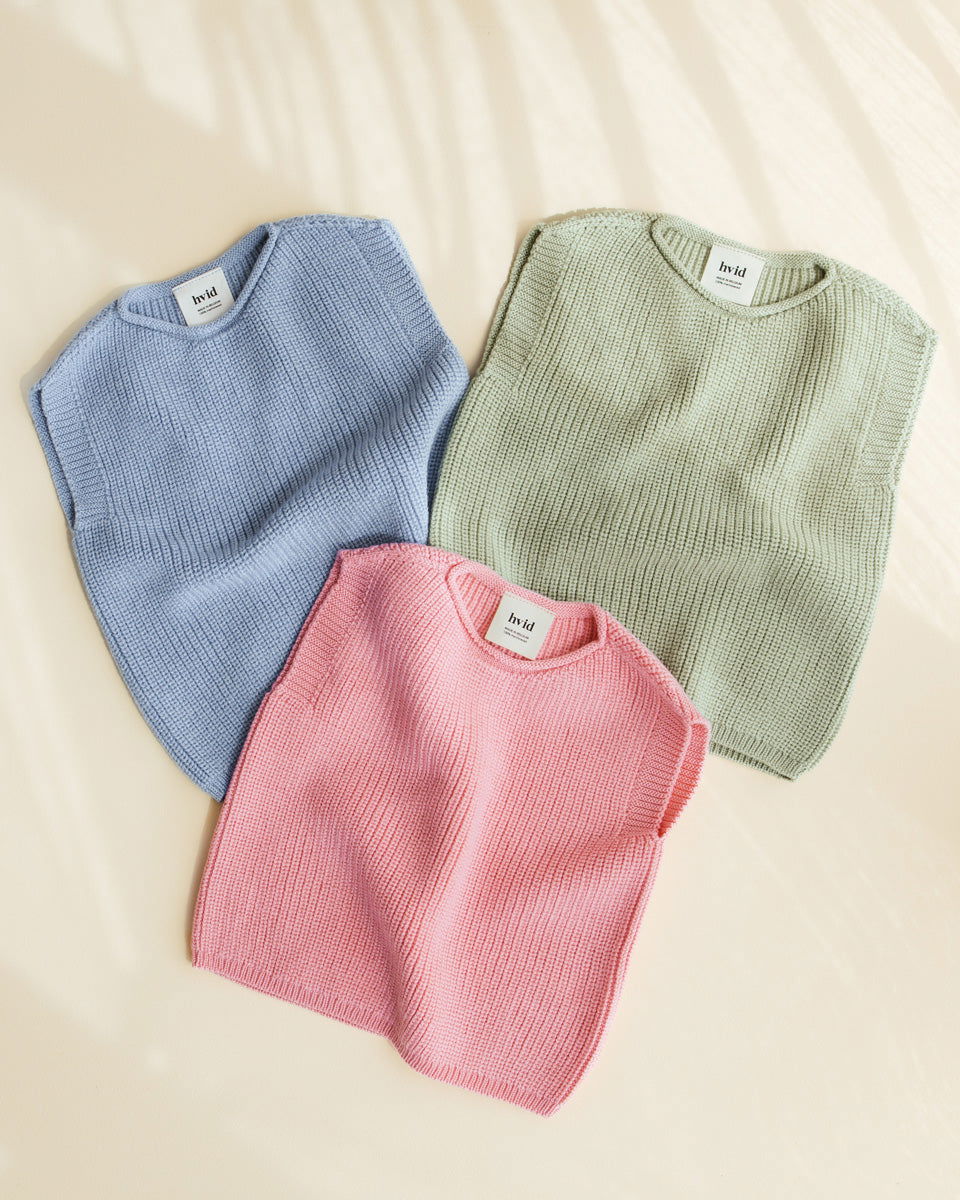 Hvid Vest Harvey Bubblegum - La Gentile Store