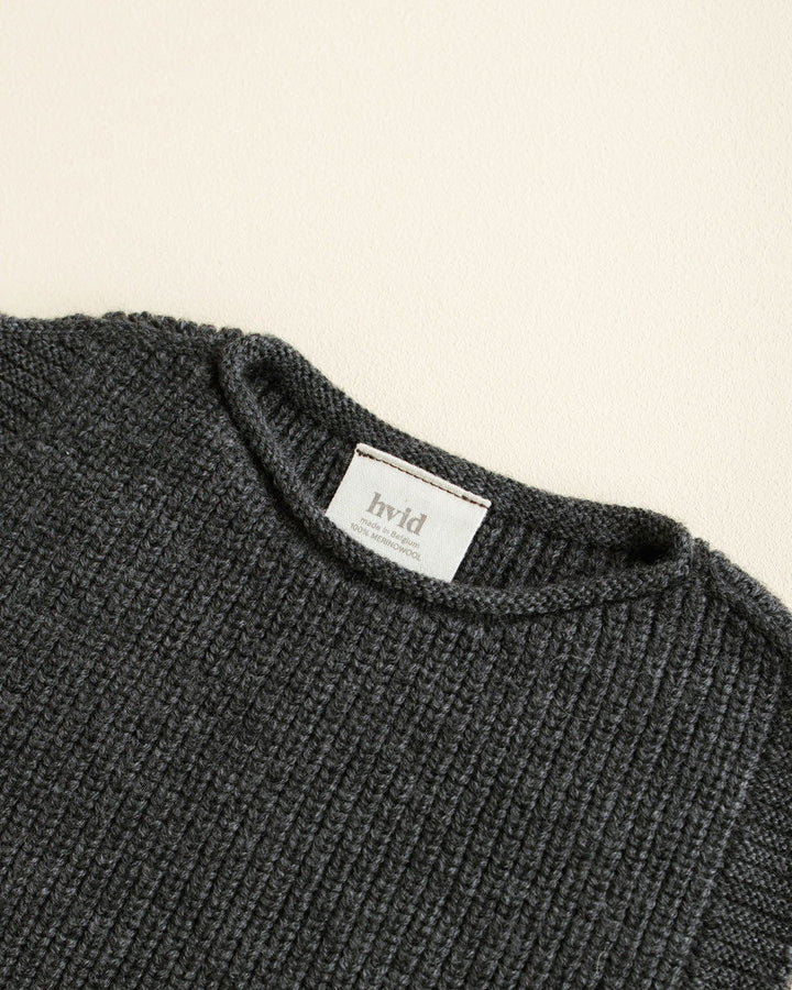 Hvid Vest Harvey Charcoal - La Gentile Store