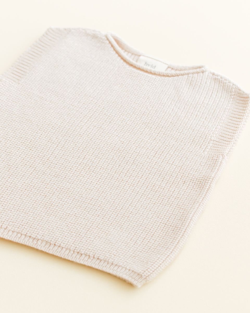Hvid Vest Harvey Cream - La Gentile Store