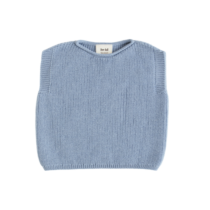 Hvid Vest Harvey Light Blue - La Gentile Store