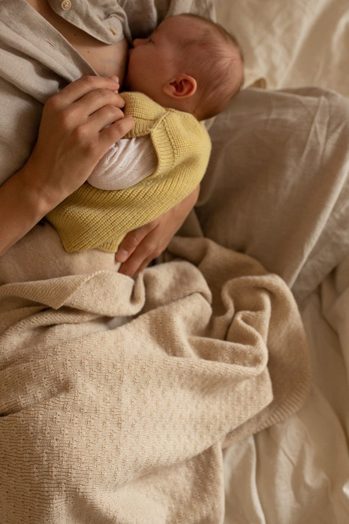 Hvid Vest Harvey Light Yellow - La Gentile Store