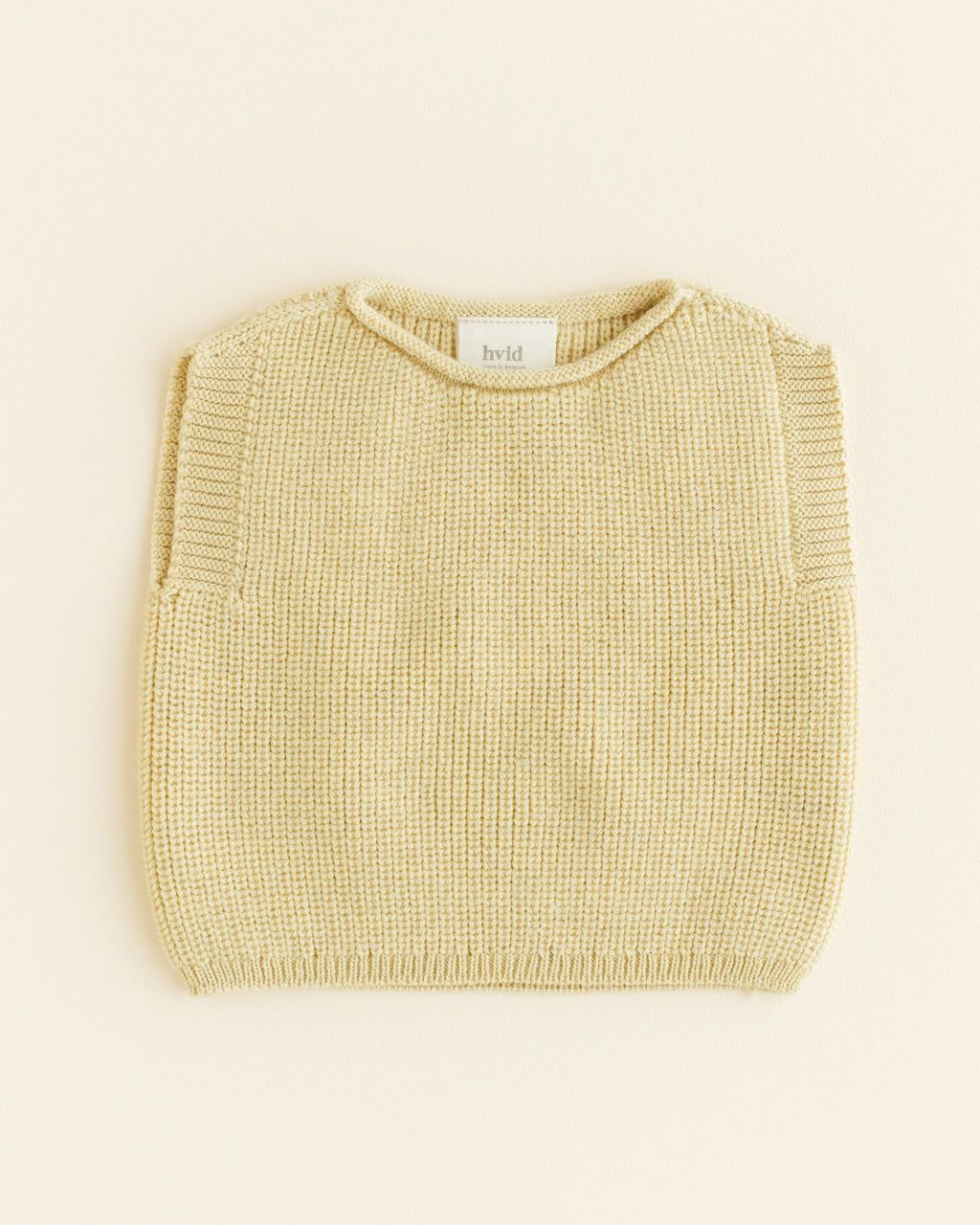 Hvid Vest Harvey Light Yellow - La Gentile Store