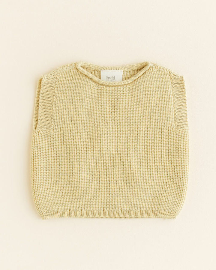 Hvid Vest Harvey Light Yellow - La Gentile Store