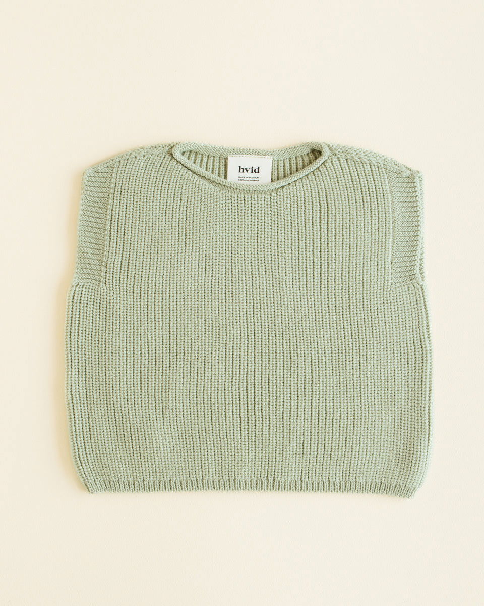 Hvid Vest Harvey Mint - La Gentile Store