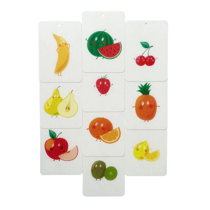 In a Flashcard Fruity Friends - La Gentile Store