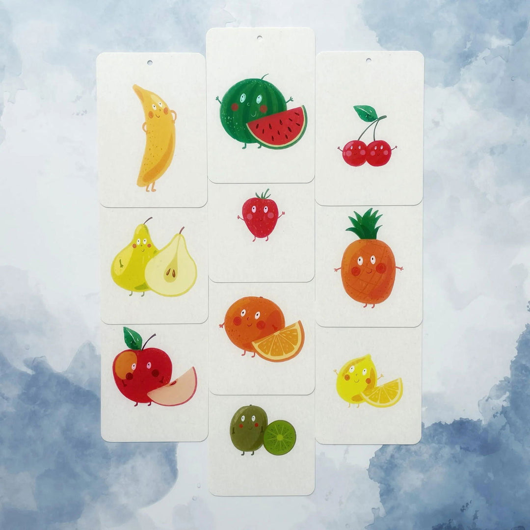 In a Flashcard Fruity Friends - La Gentile Store