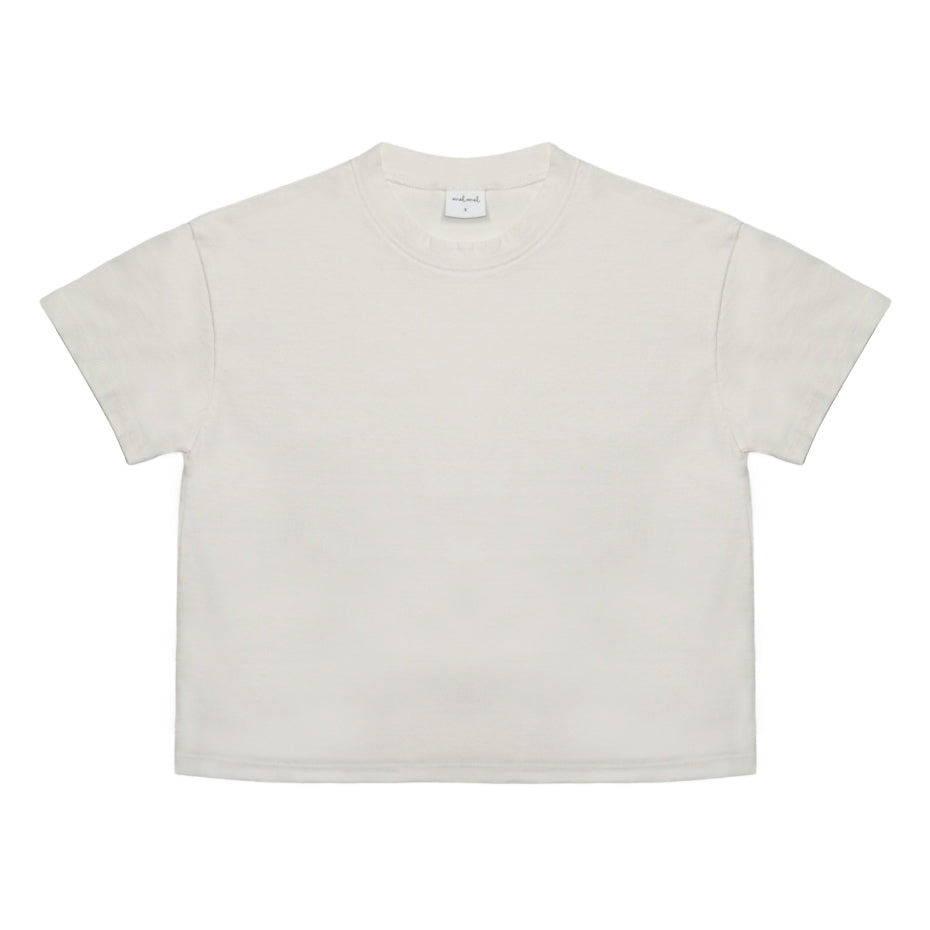 Loose Fit Baby Tee Cream