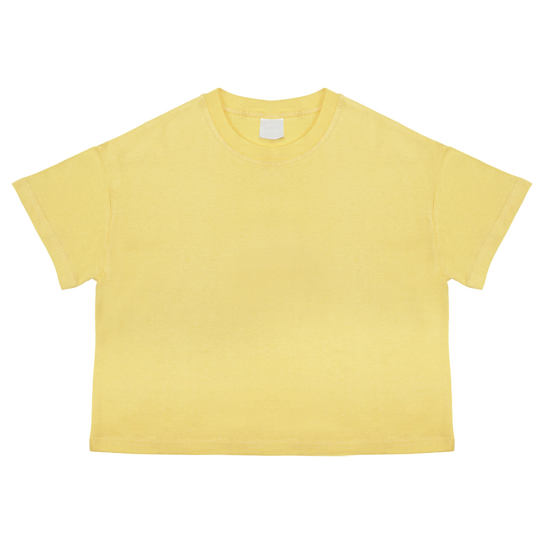 Summer Short Sleeve Tee Yellow