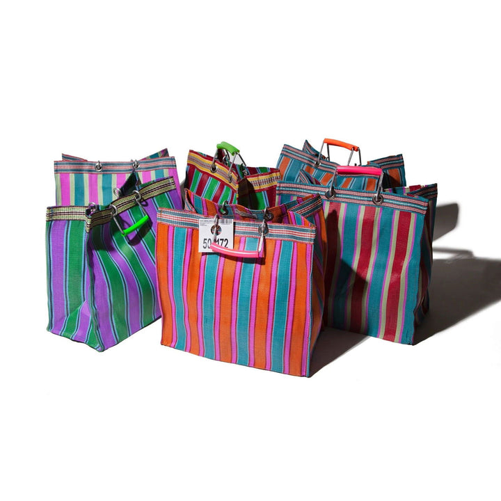 Market Bag Orange Blue - La Gentile Store