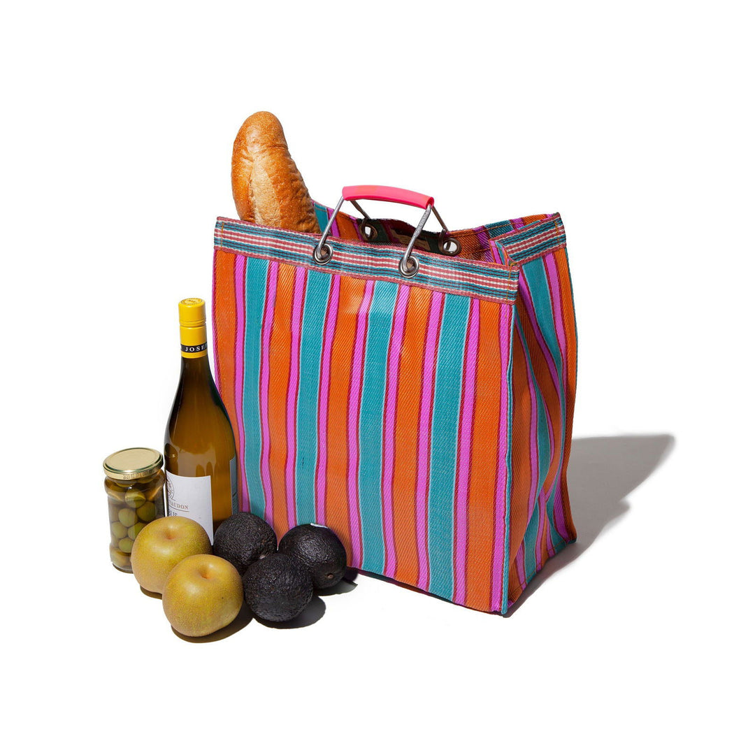 Market Bag Orange Pink - La Gentile Store