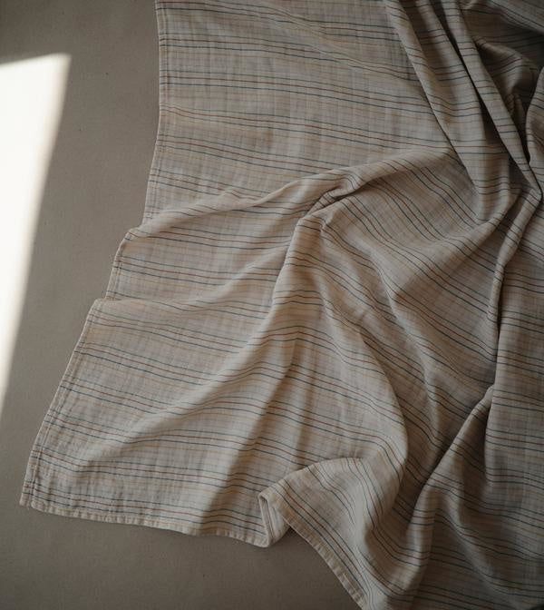 Mushie Muslin Swaddle Retro Stripes - La Gentile Store