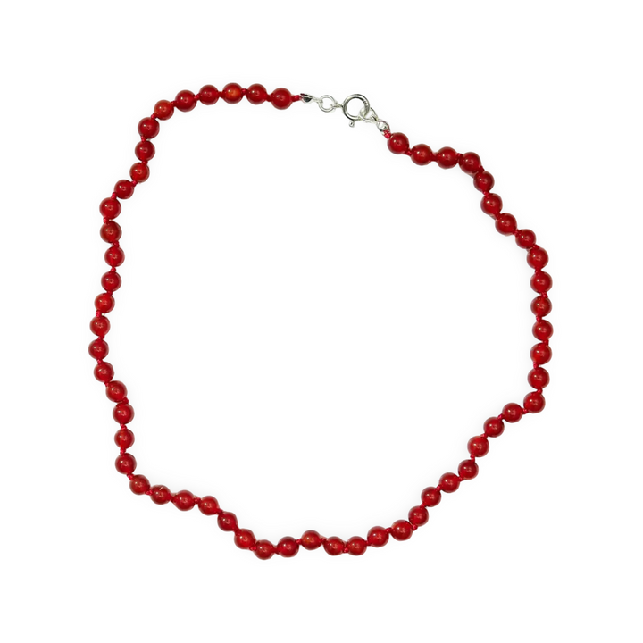 Nirrimis Adult Amber Necklace Carnelian