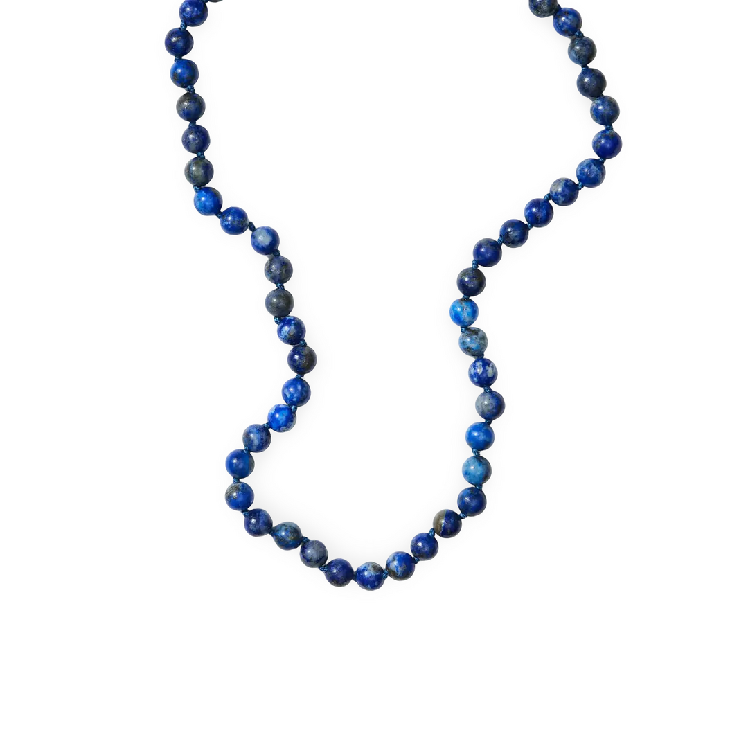 Nirrimis Adult Amber Necklace Lapis Lazuli