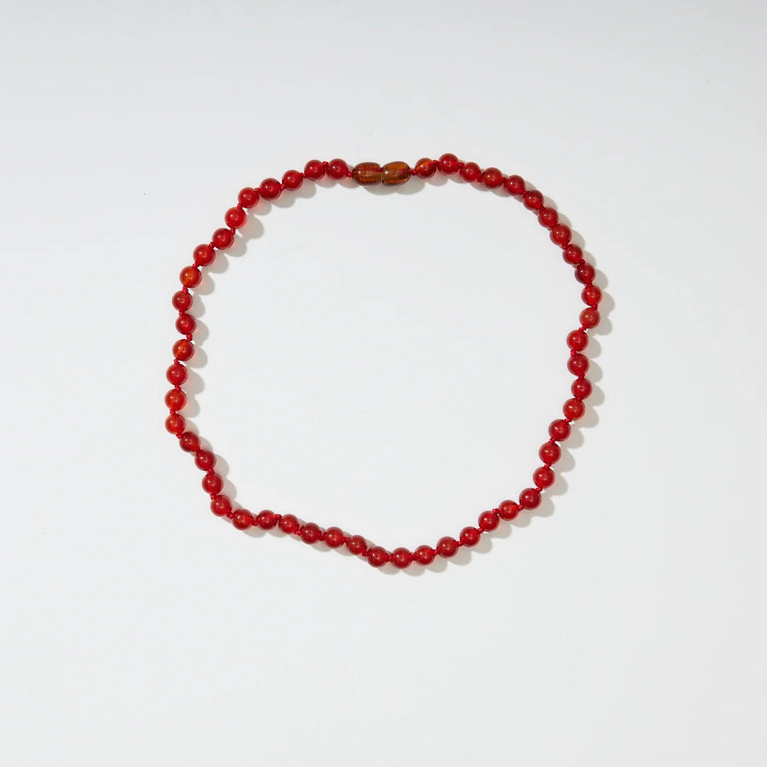 Nirrimis Amber Kids Necklace Carnelian - La Gentile Store