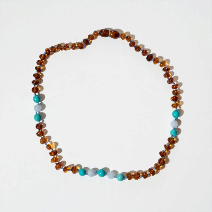 Nirrimis Amber Kids Necklace Ocean - La Gentile Store