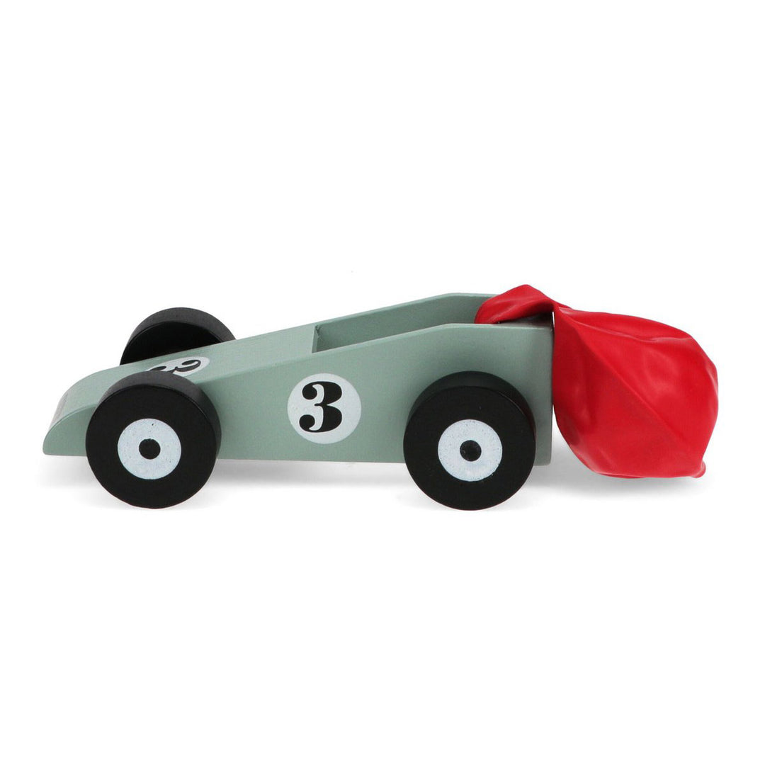 Wooden Balloon Powered Racing Car