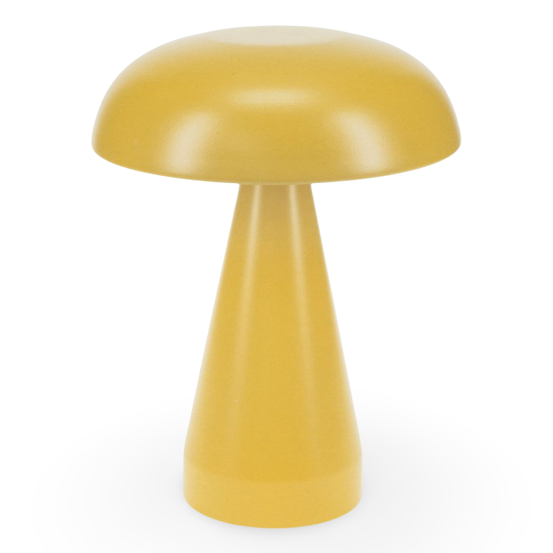 Mushroom Table Lamp Touch Dimmable Mustard Yellow