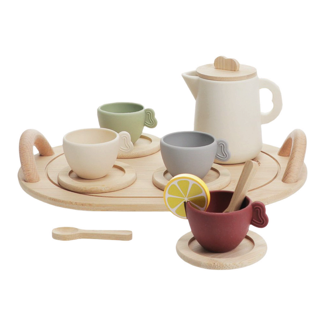 Wooden Toy Tea Play Set