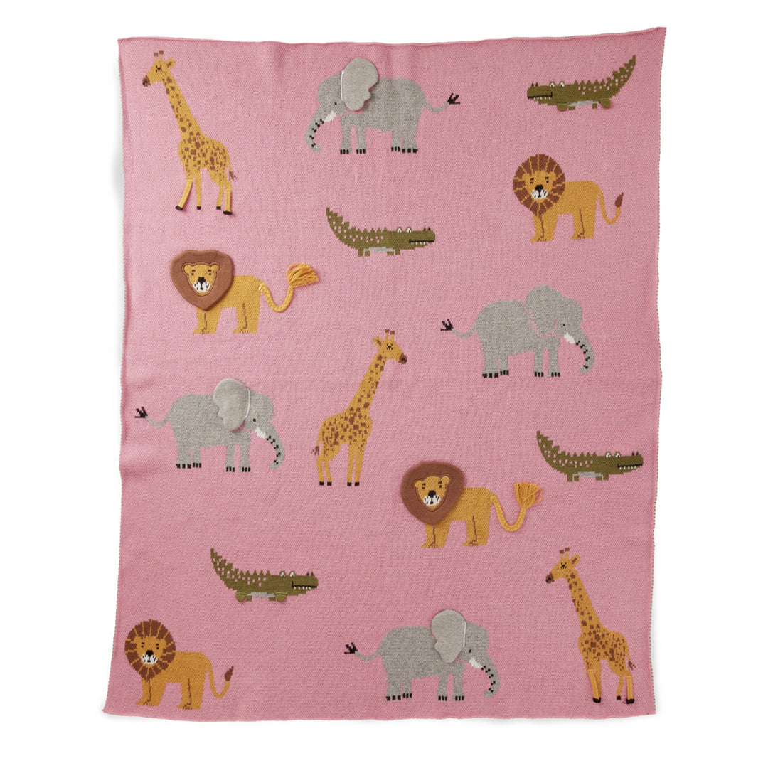Rice Baby Blanket Pink