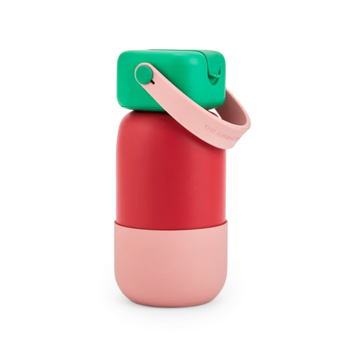 The Animals Observatory Kids Bottle Red - Green