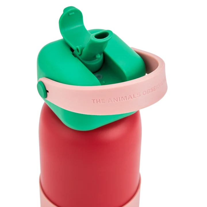 The Animals Observatory Kids Bottle Red - Green