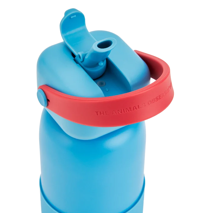 The Animals Observatory Kids Bottle Blue