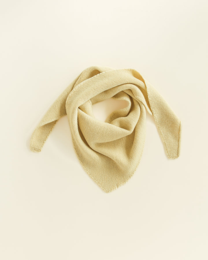 Hvid Light Yellow Triangle Scarf Josephina