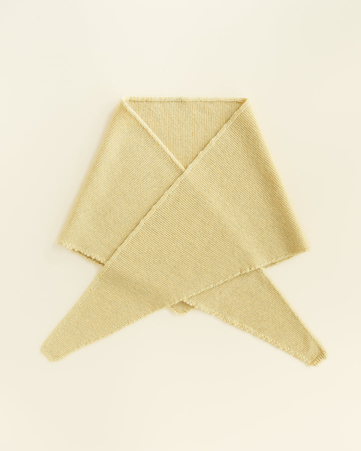 Hvid Light Yellow Triangle Scarf Josephina