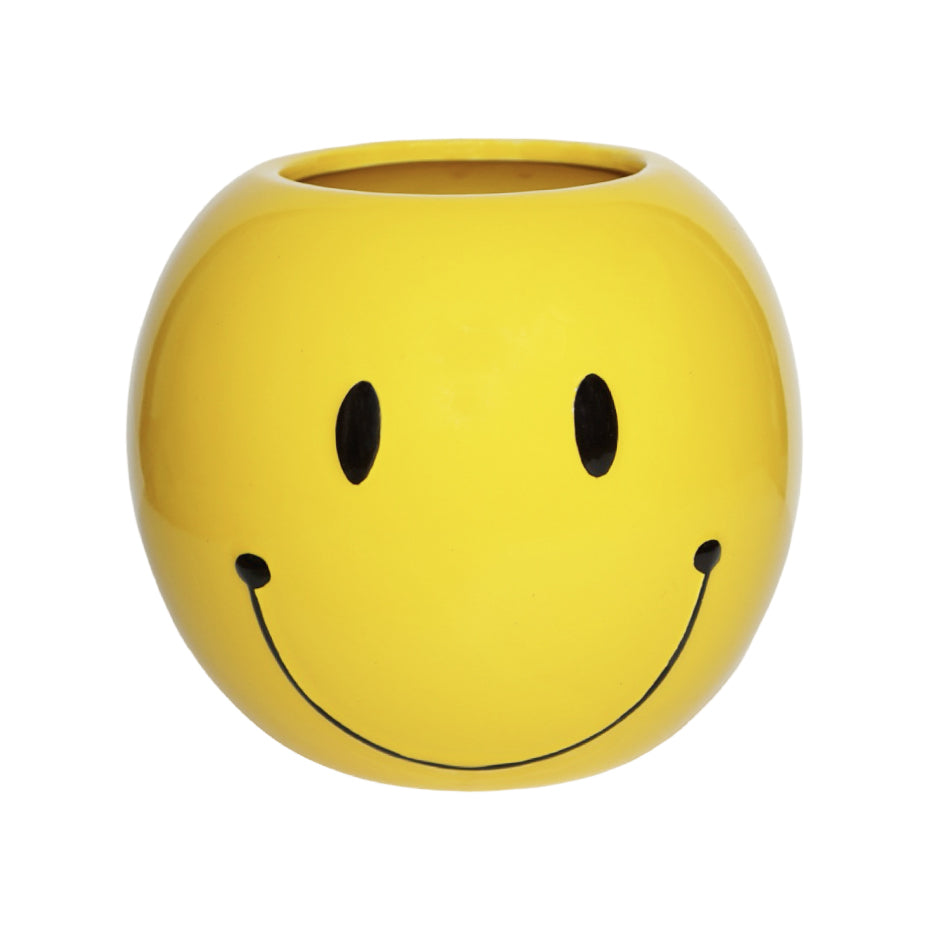 Smiley Pot Yellow Large