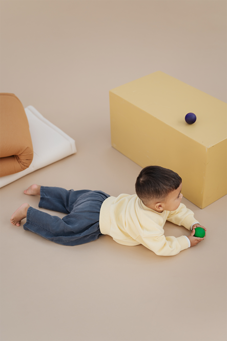 Studio Aelbo Baggy Baby Pants Charcoal - La Gentile Store