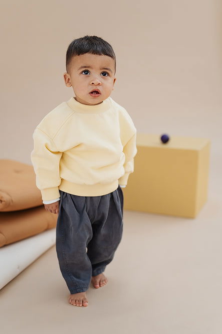 Studio Aelbo Baggy Baby Pants Charcoal - La Gentile Store