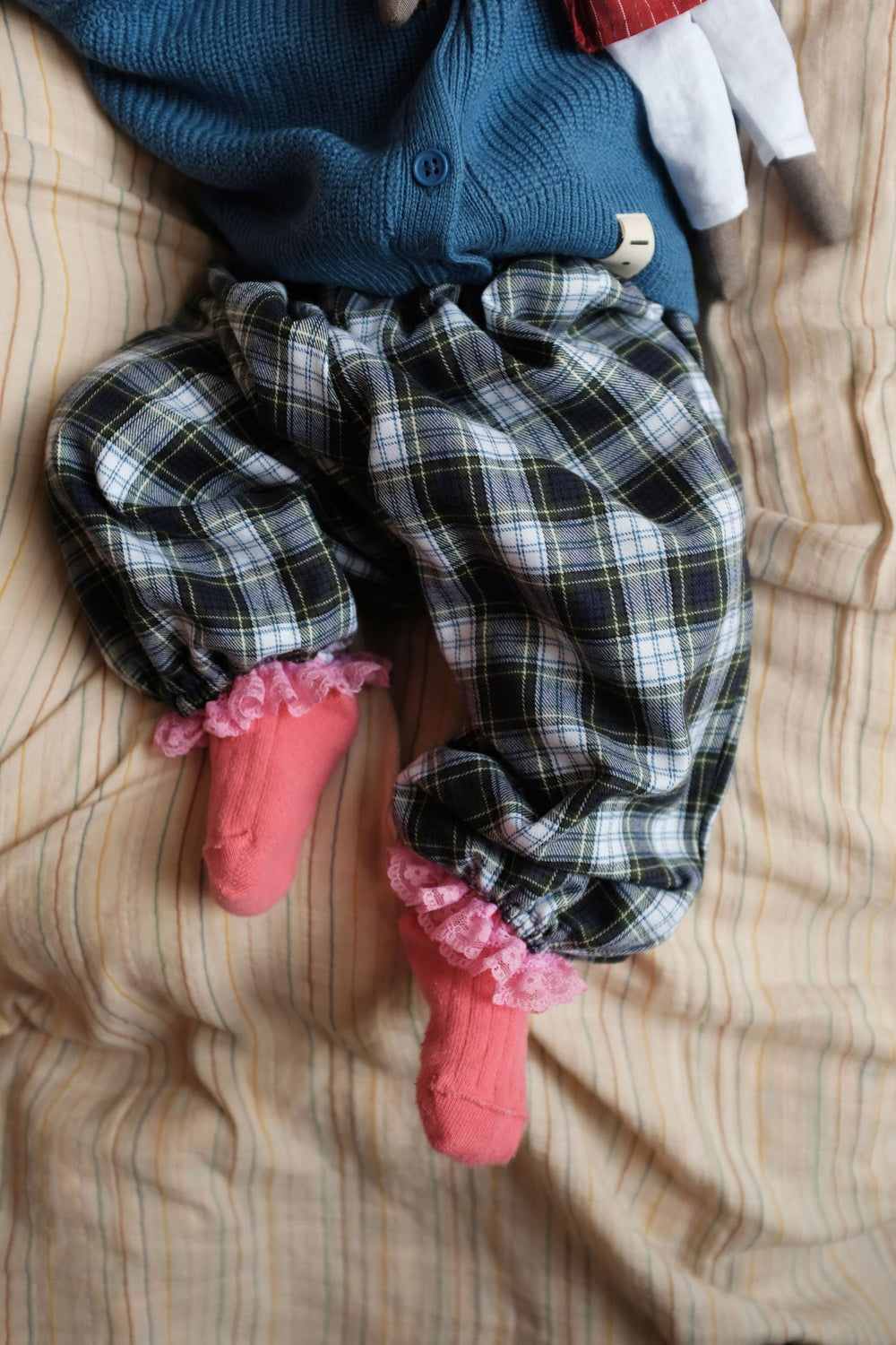 Studio Aelbo Rib Baby Socks Bright Pink - La Gentile Store