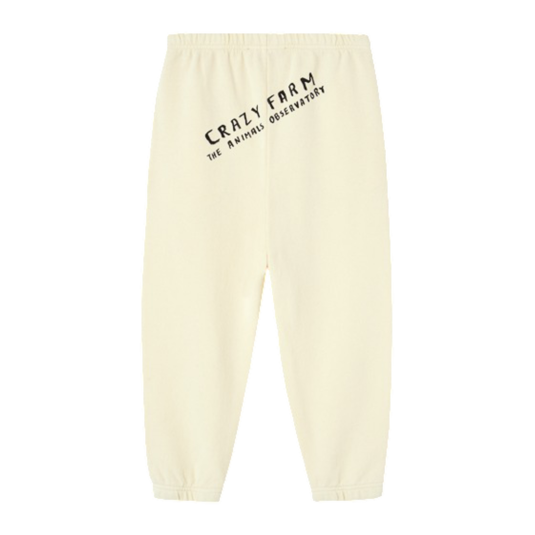The Animals Observatory Dromedary Kids Sweatpants Raw White