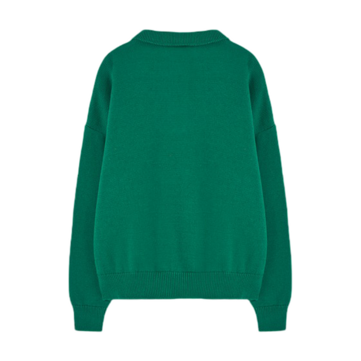 The Animals Observatory Raven Kids Sweater Green