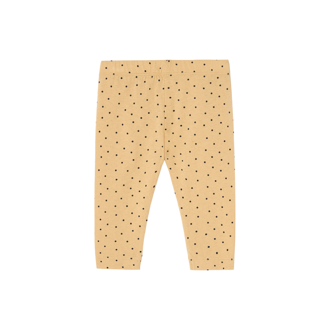 The Animals Observatory Penguin Baby Leggings Soft Brown