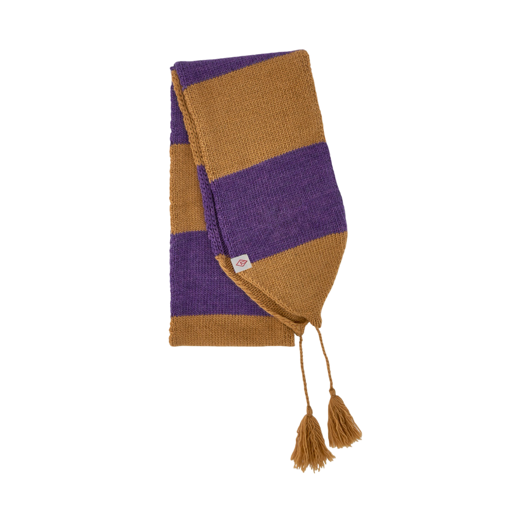 The Animals Observatory Snake Scarf Purple Stripe