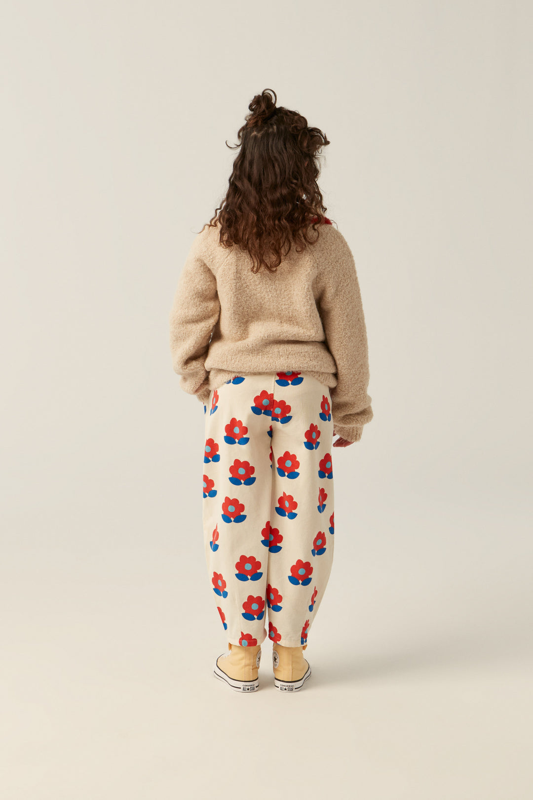The Campamento Big Flowers Corduroy Trousers