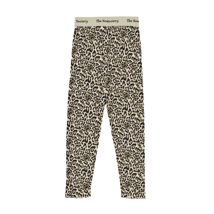 The New Society Leopard Print Rib Leggings