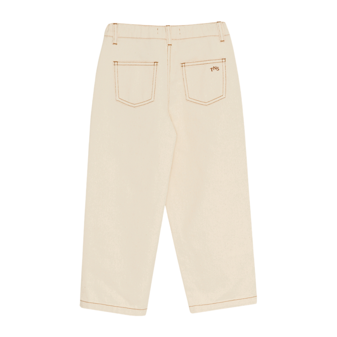 The New Society Baggy Denim Jeans Ecru