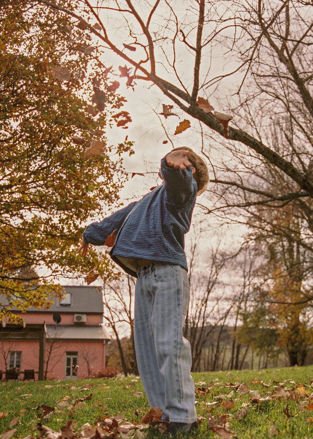 Juni Blair Striped Jeans