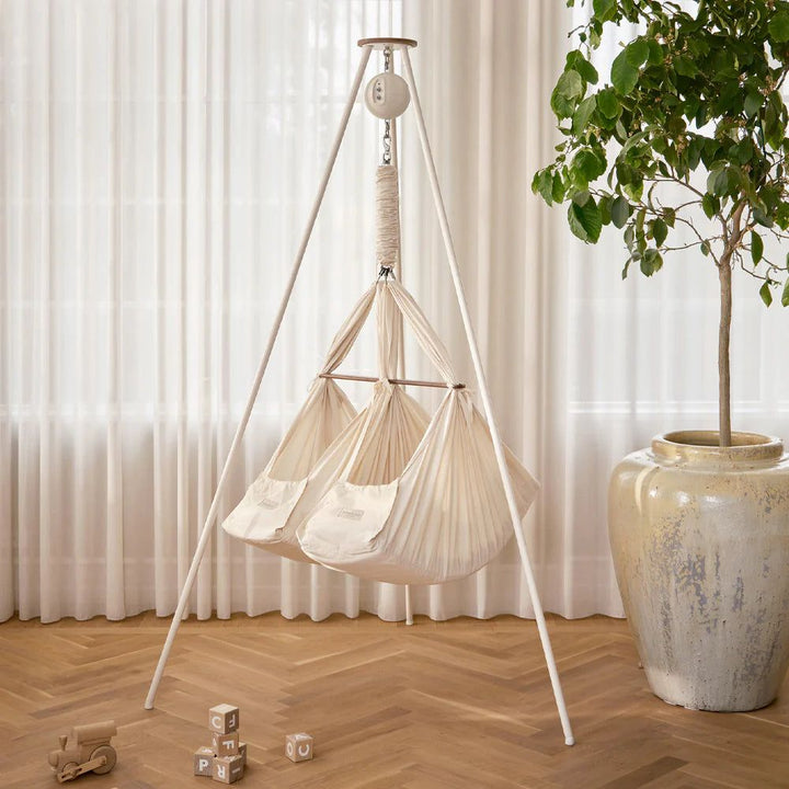 Twin Baby Hammock Classic Bundle - White - La Gentile Store