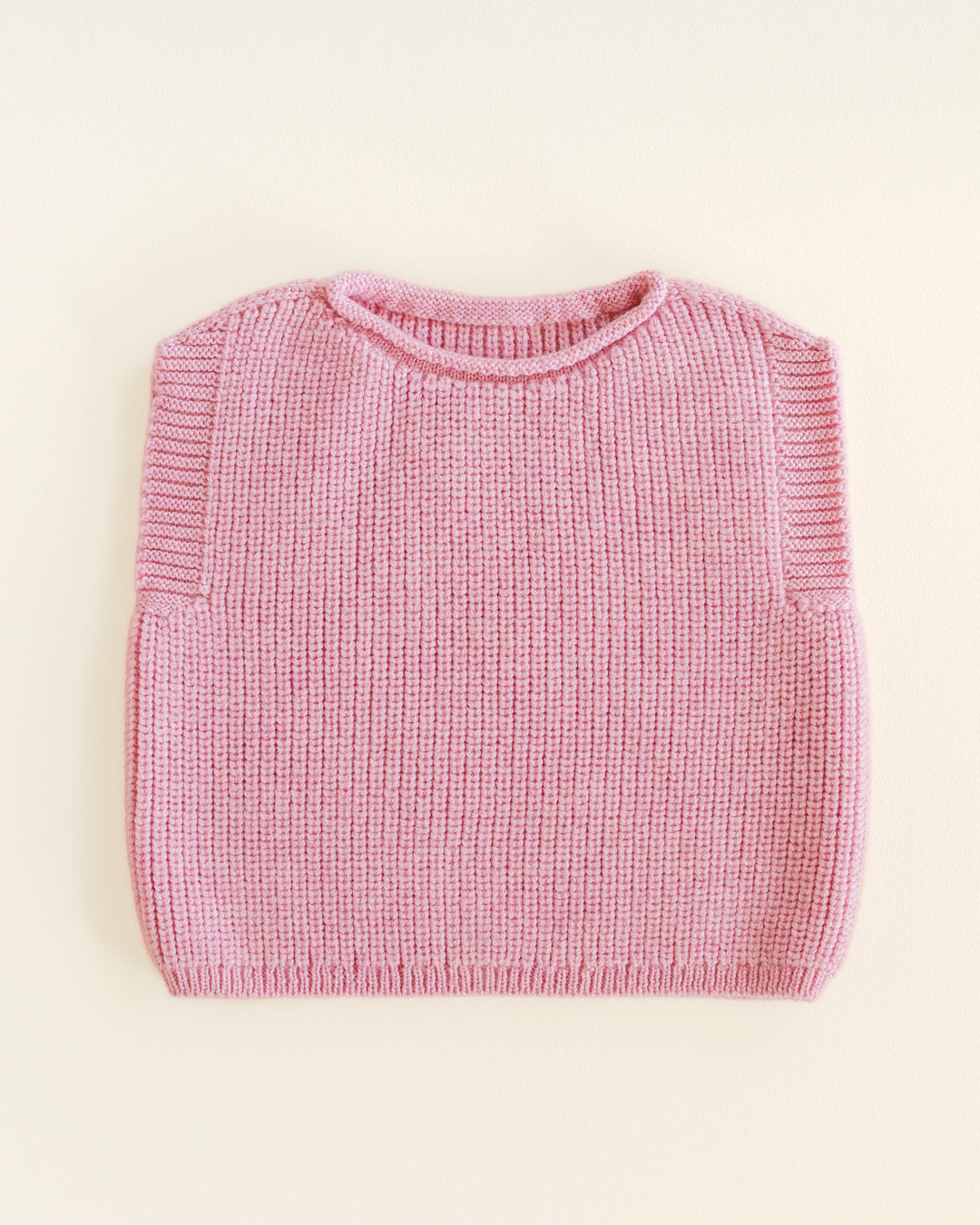 Hvid Harvey Vest Cotton Candy