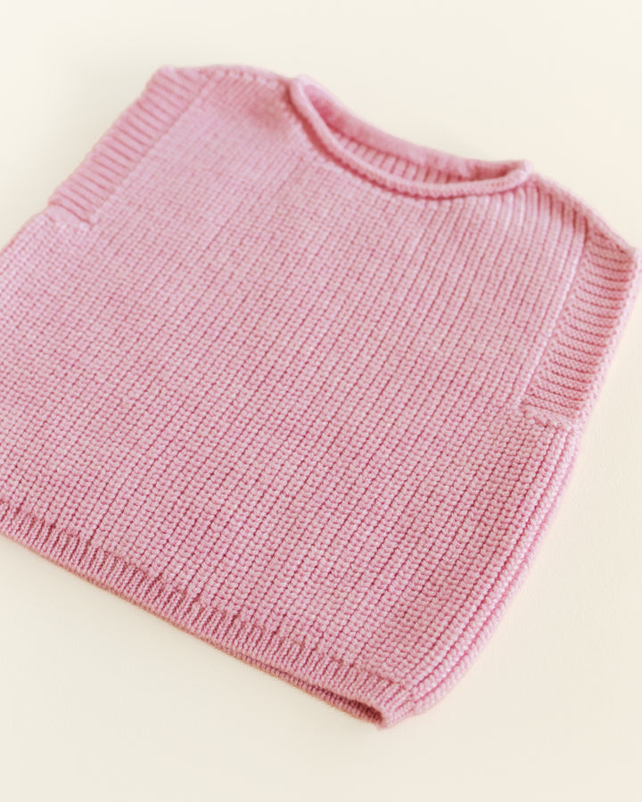 Hvid Harvey Vest Cotton Candy